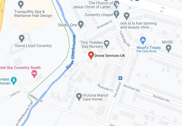 Drone Services-UK Google Maps